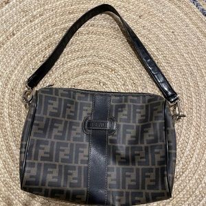 Fendi Zucca monogram shoulder bag